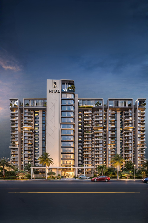 Flat interior at Aashish Group project in Jaipur