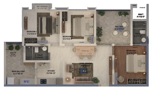 3 BHK