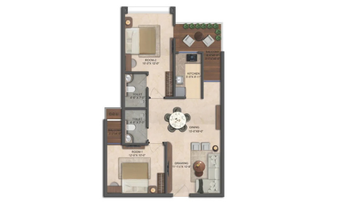 2 BHK