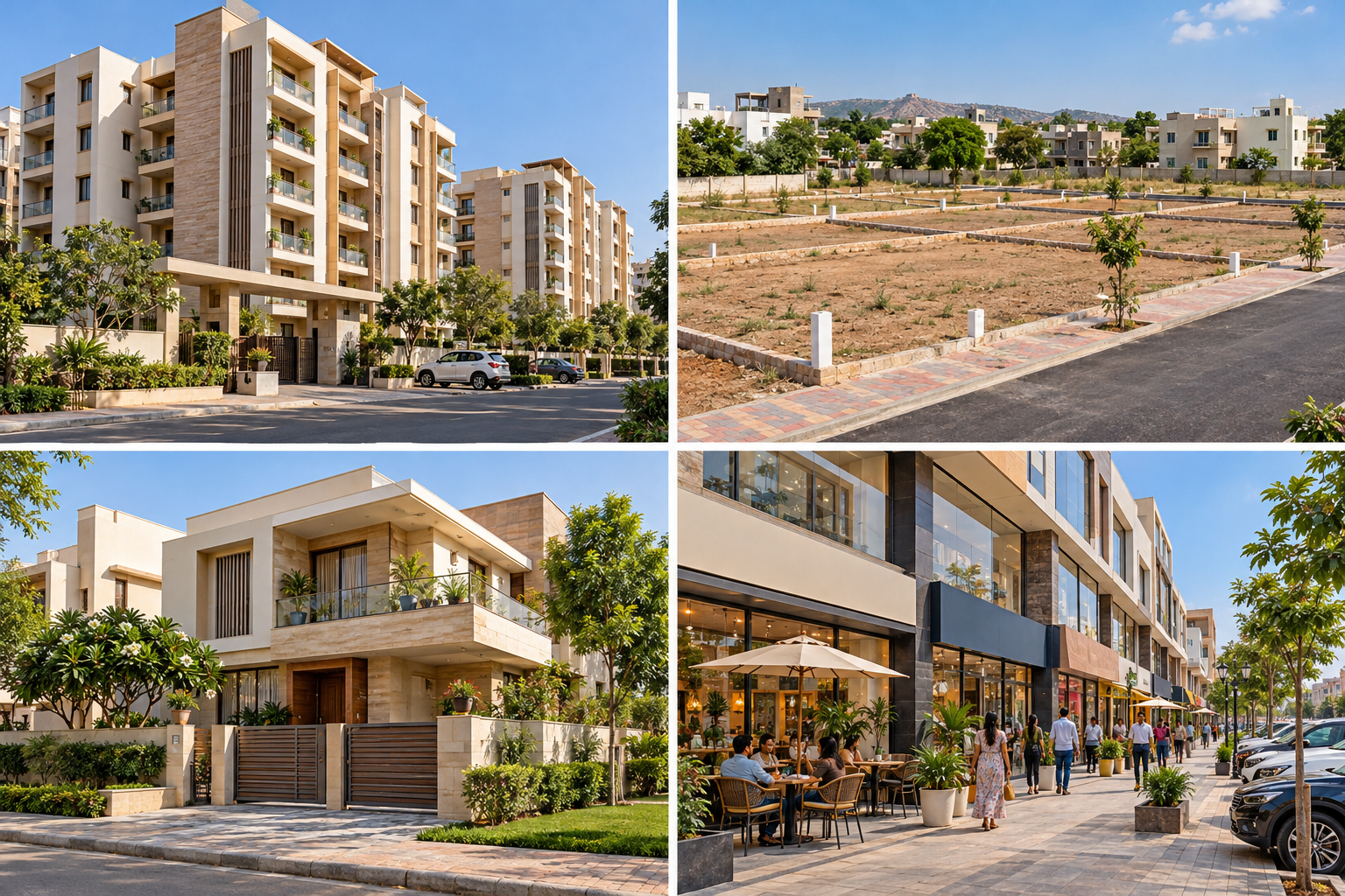 Apartments, Plots, Commercial Property